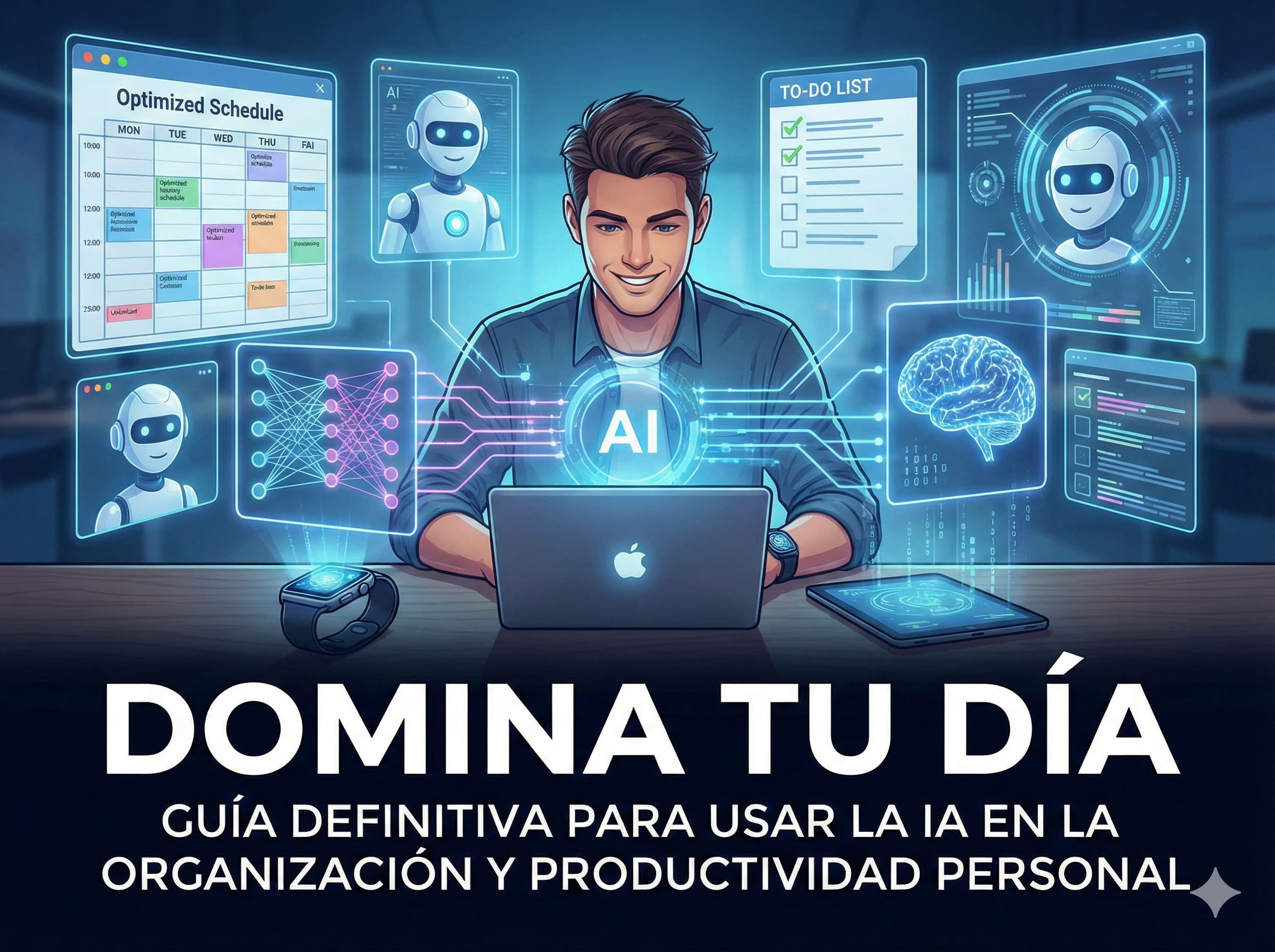 Domina tu Día: Guía Definitiva para Usar la IA en la Organización y Productividad Personal